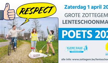 Grote Zottegemse lenteschoonmaak in het teken van respect